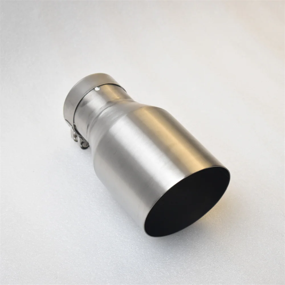 Embellecedor de Escape Universal Acero Inoxidable 304 Acabado Mate Cepillado - imagen 2