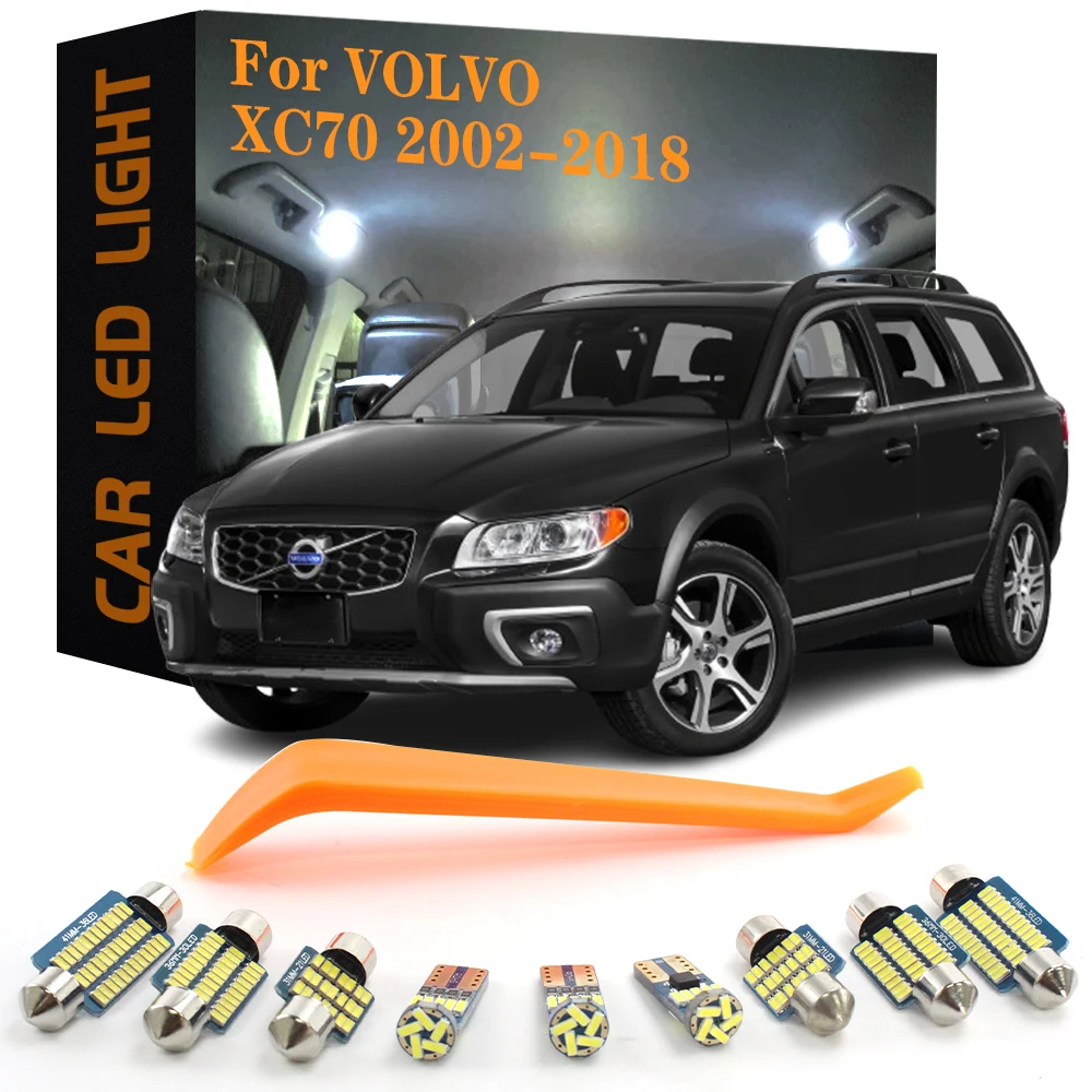Luces interiores LED Canbus sin error para Volvo XC70 2002-2018 cúpula