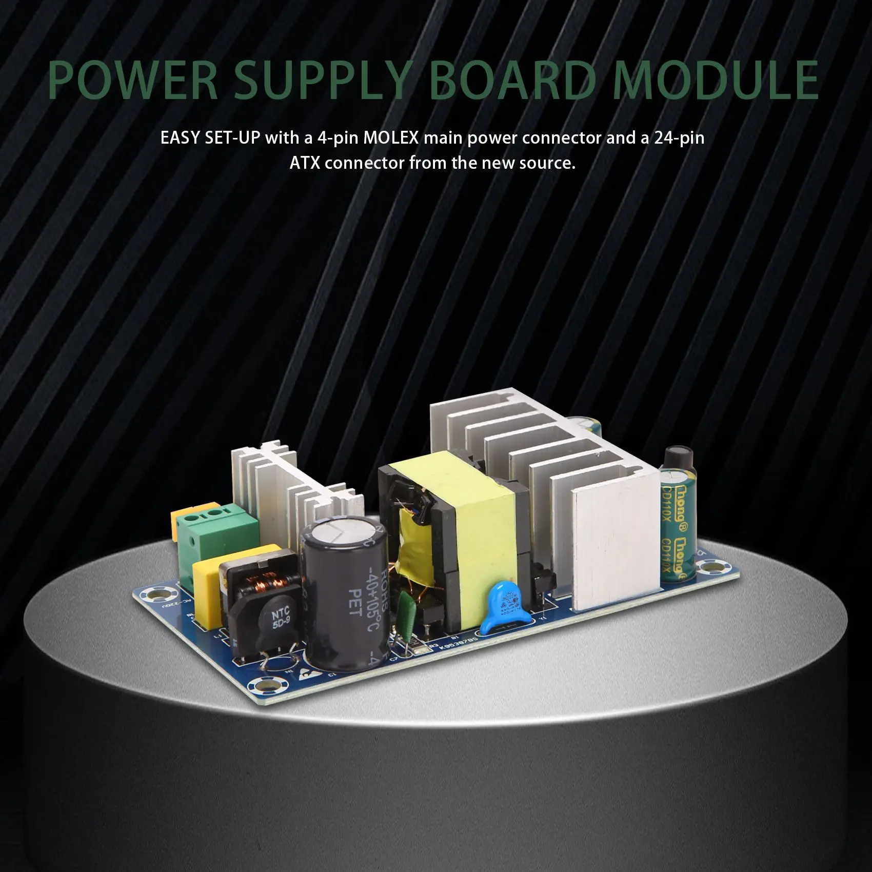 Convertidor AC-DC 24V 6A 100W XK-2412-24 – Fuente alimentación estable - imagen 4