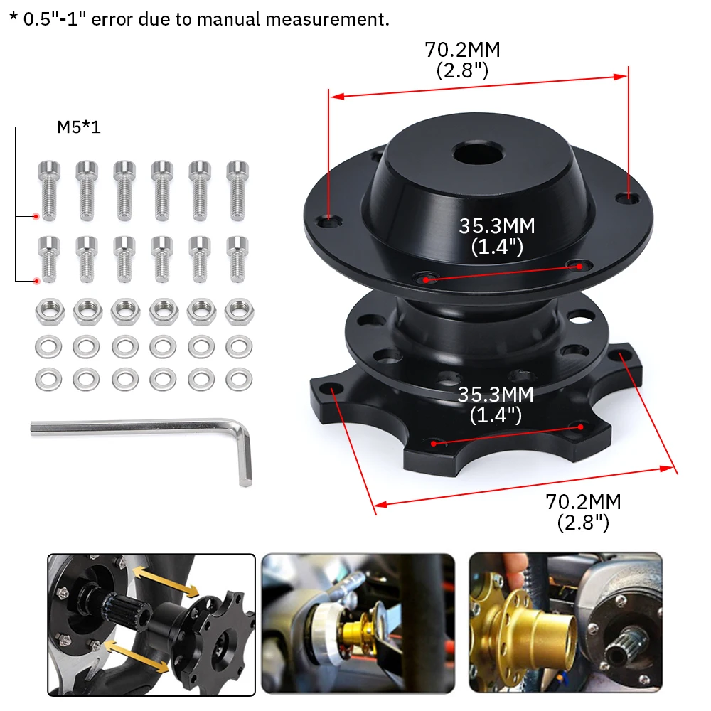 Volante de liberación rápida LZONE para Jeep Wrangler - imagen 2