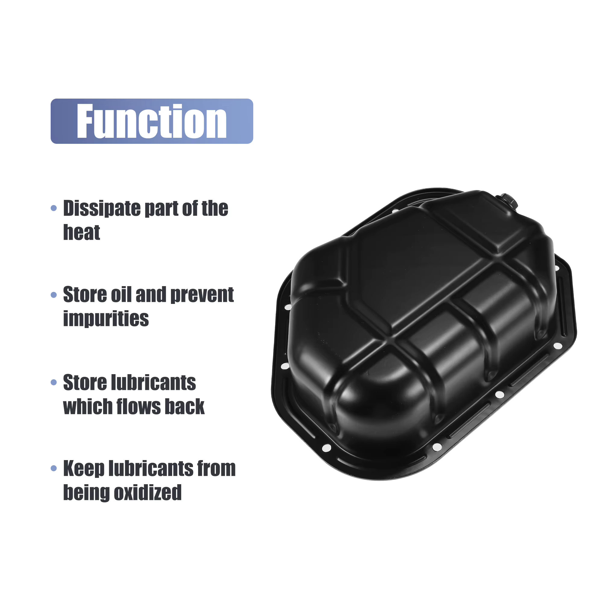 Cárter de aceite UXCELL 2151037111 para Hyundai Santa Fe 2001-2006 - imagen 5