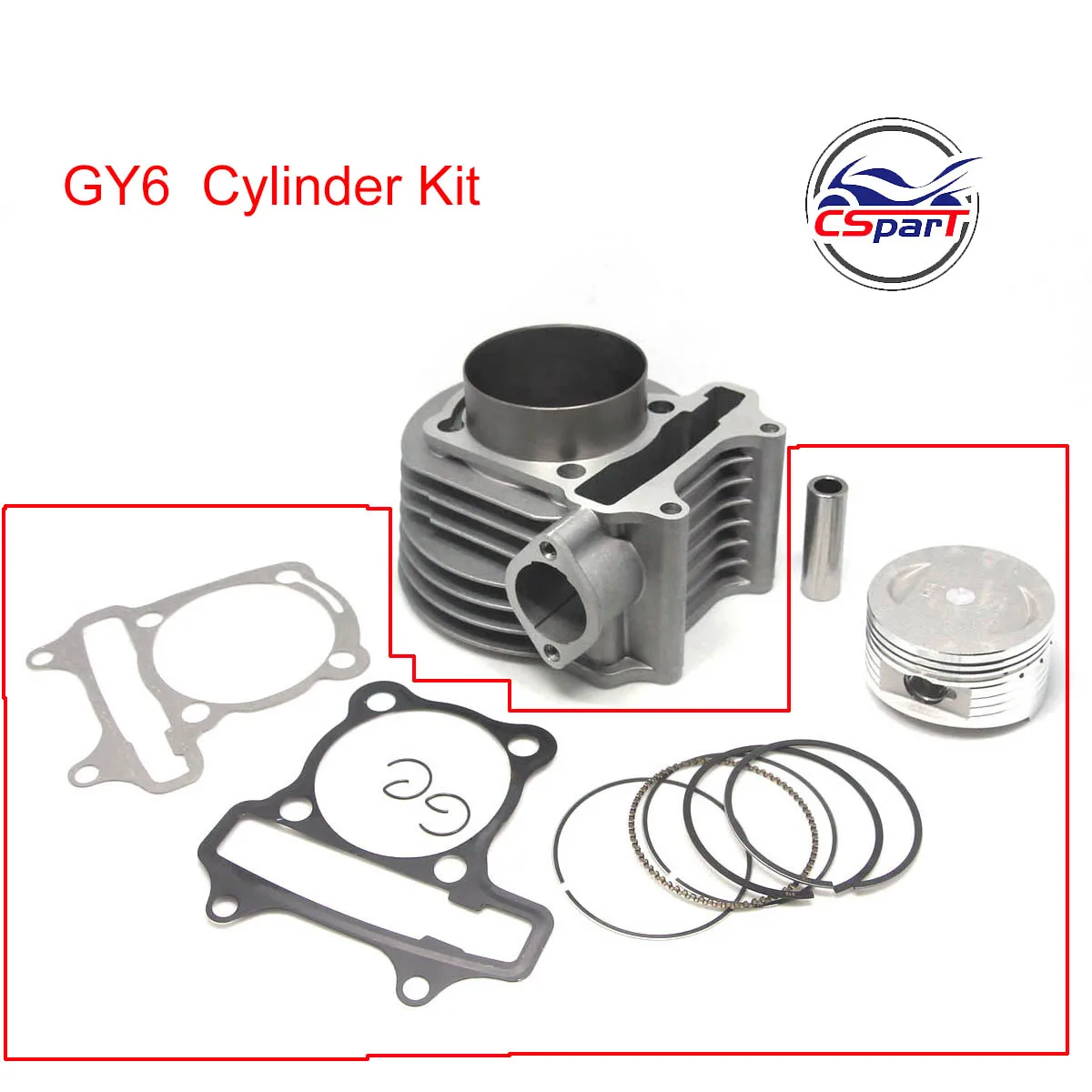 Kit juntas pistón GY6 para Quad ATV Go Kart Buggy - imagen 4
