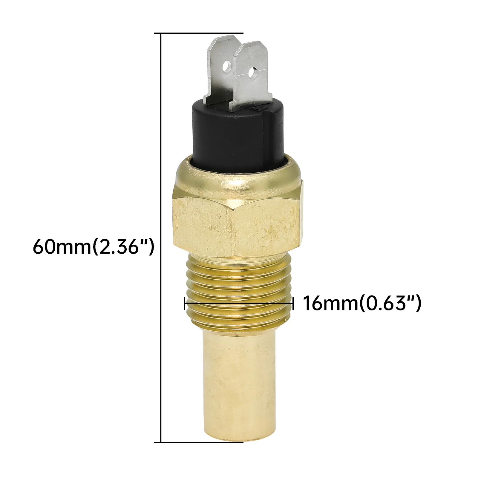 Sensor de temperatura con roscas M14×1.5 y 1/8 NPT