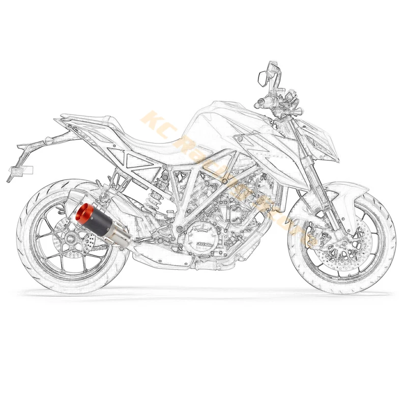 Silenciador de escape KTM 1290 Super Duke R 2017-2021 tubo enlace - imagen 2