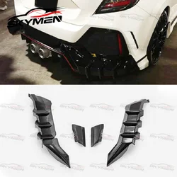 Parachoques trasero fibra de carbono Spat M - Honda Civic Type R FK8
