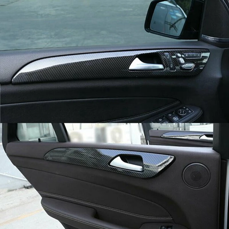 Tira embellecedora fibra de carbono maneta puerta Mercedes W166 - imagen 2