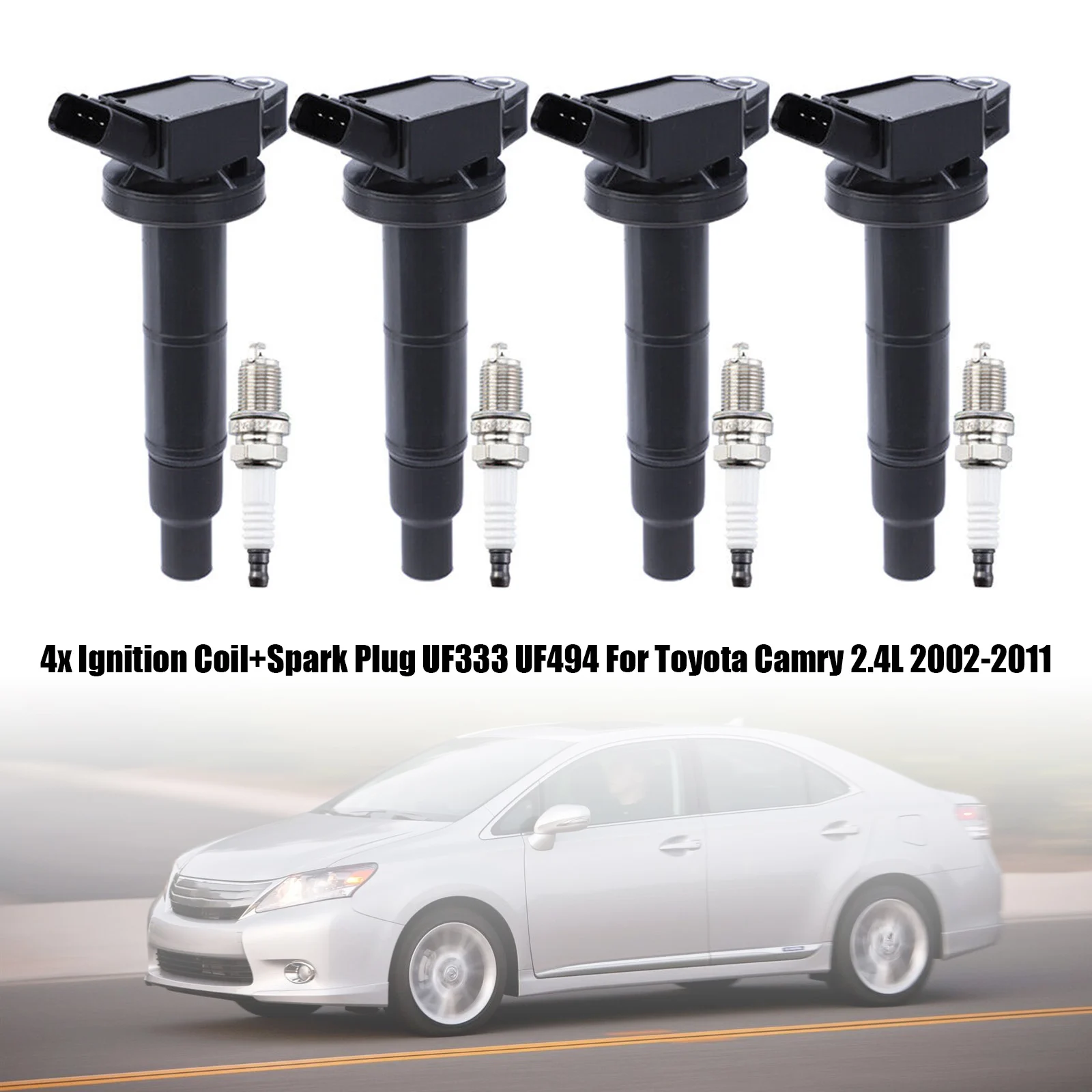 Artudatech UF333 Bobina de encendido con bujía – Toyota Camry 2.4L