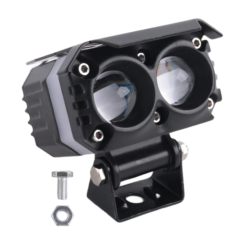 Faro antiniebla LED AB56 para moto, lente y luz diurna