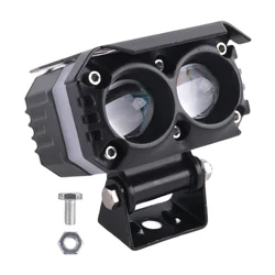 Faro antiniebla LED AB56 para moto, lente y luz diurna