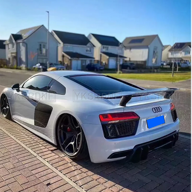Alerón trasero de fibra de carbono para Audi R8 V10 Coupé 2016-2019 - imagen 3