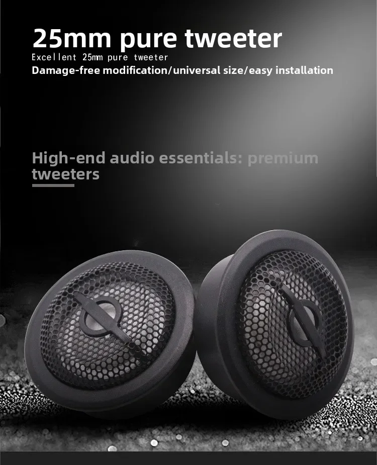 Able Tweeter 25 núcleos H7 – Altavoz de coche modificado sin pérdidas - imagen 3