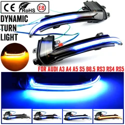 Intermitente LED dinámico secuencial de espejo para Audi A3 8P