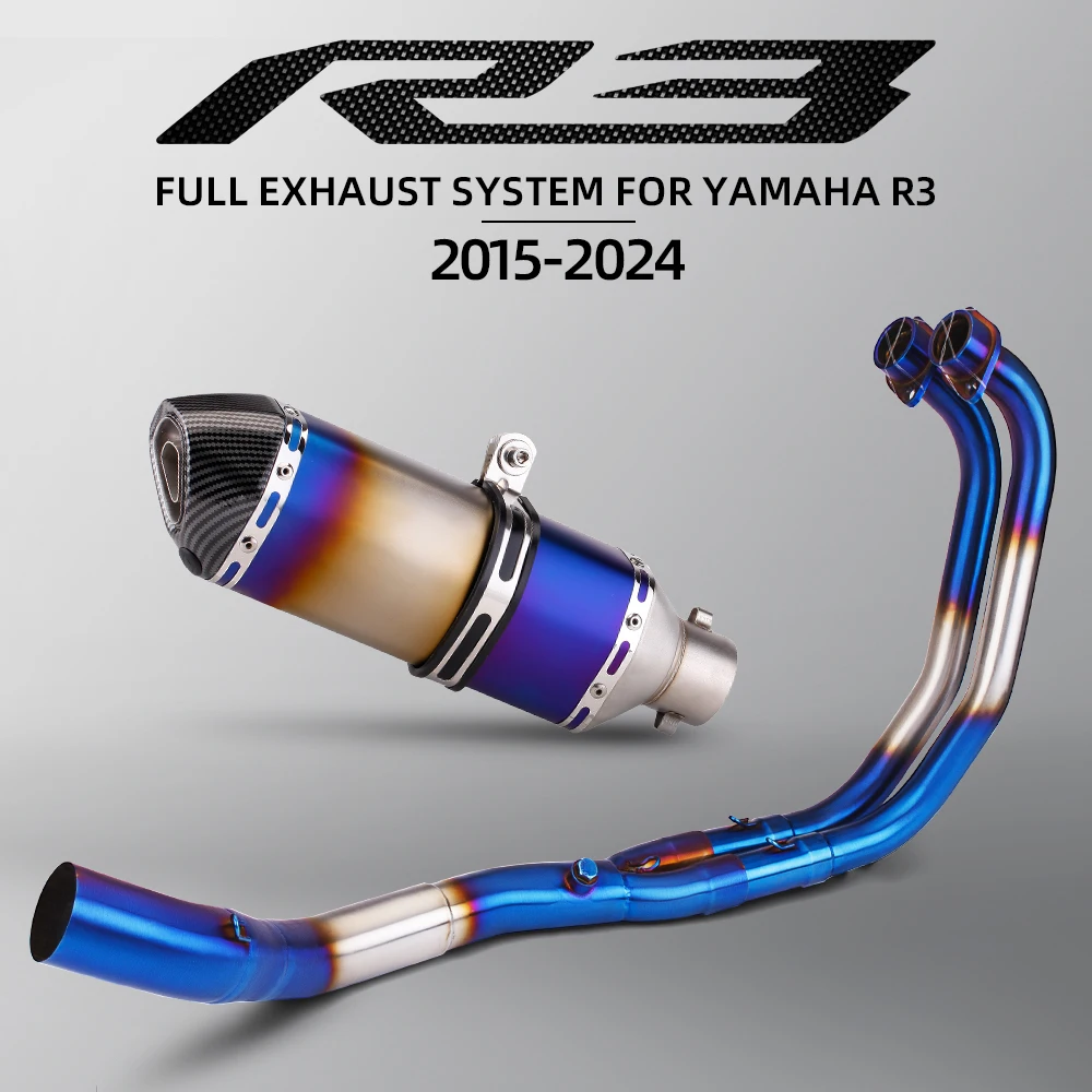 Escape Racing-S 370mm con dB Killer Yamaha YZF R3 R25 MT03 2015-2024