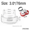 3inch 76mm Red