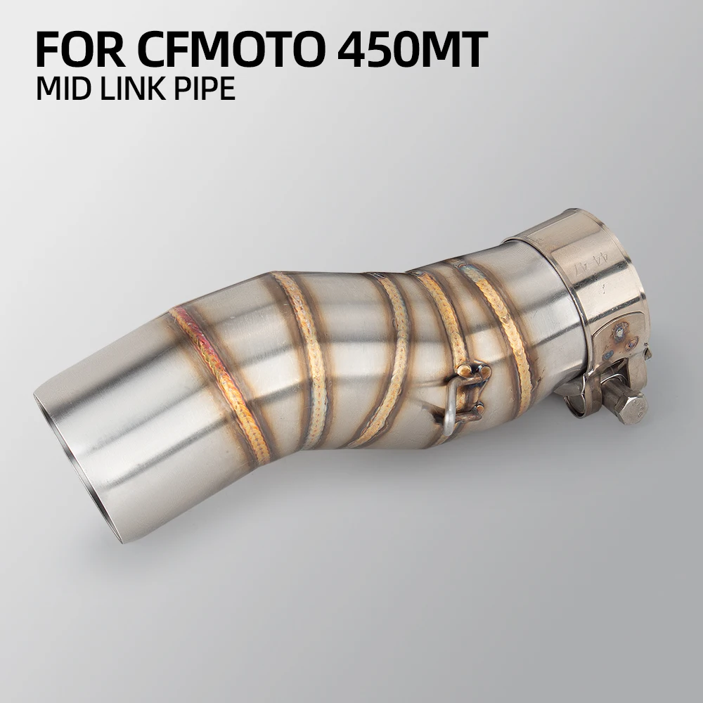 Tubo escape slip-on CFMOTO 450MT acero inoxidable - imagen 2