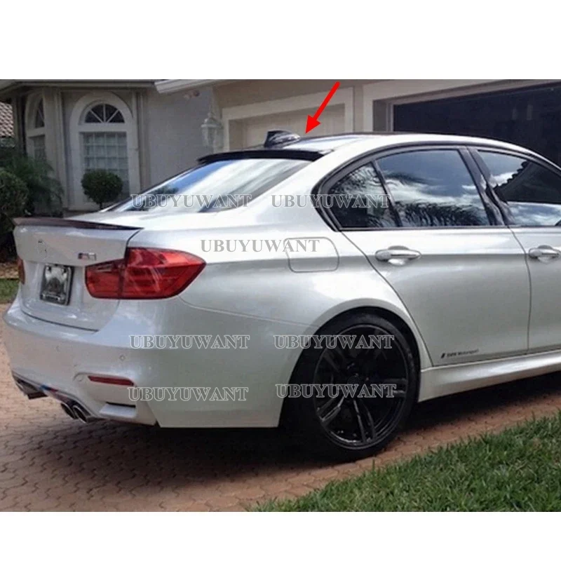 Alerón techo trasero fibra de carbono BMW Serie 3 F30 M3 F80 negro - imagen 3