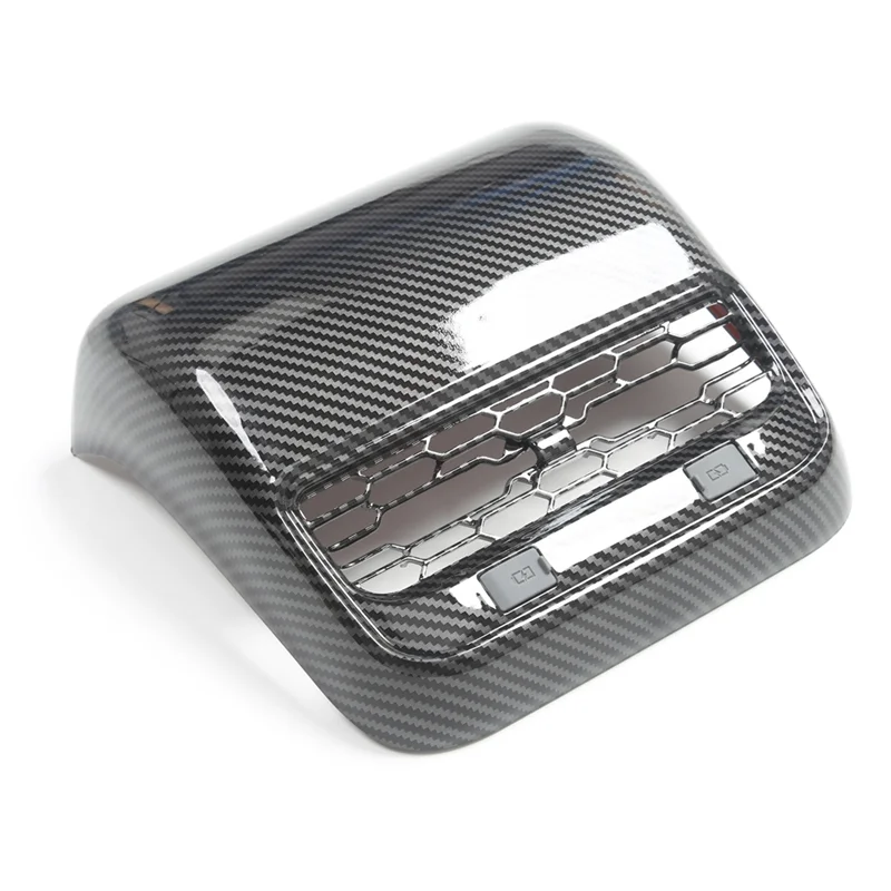 AEF3-Para Tesla Model 3 Model Y 2021-2023 cubierta de salida de ventilación de aire acondicionado trasero de coche embellecedor accesorios interiores ABS A - imagen 4