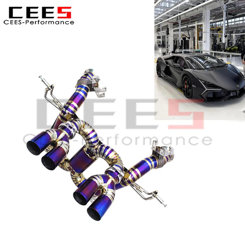 Escape Catback Cees Tuning para Lamborghini Revuelto V12 6.5L