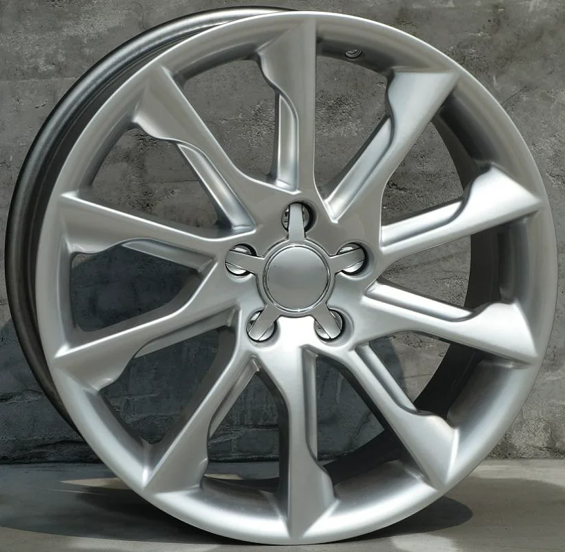 Llantas 18 pulgadas 5x112 plateadas para Audi – compatibles multicolor