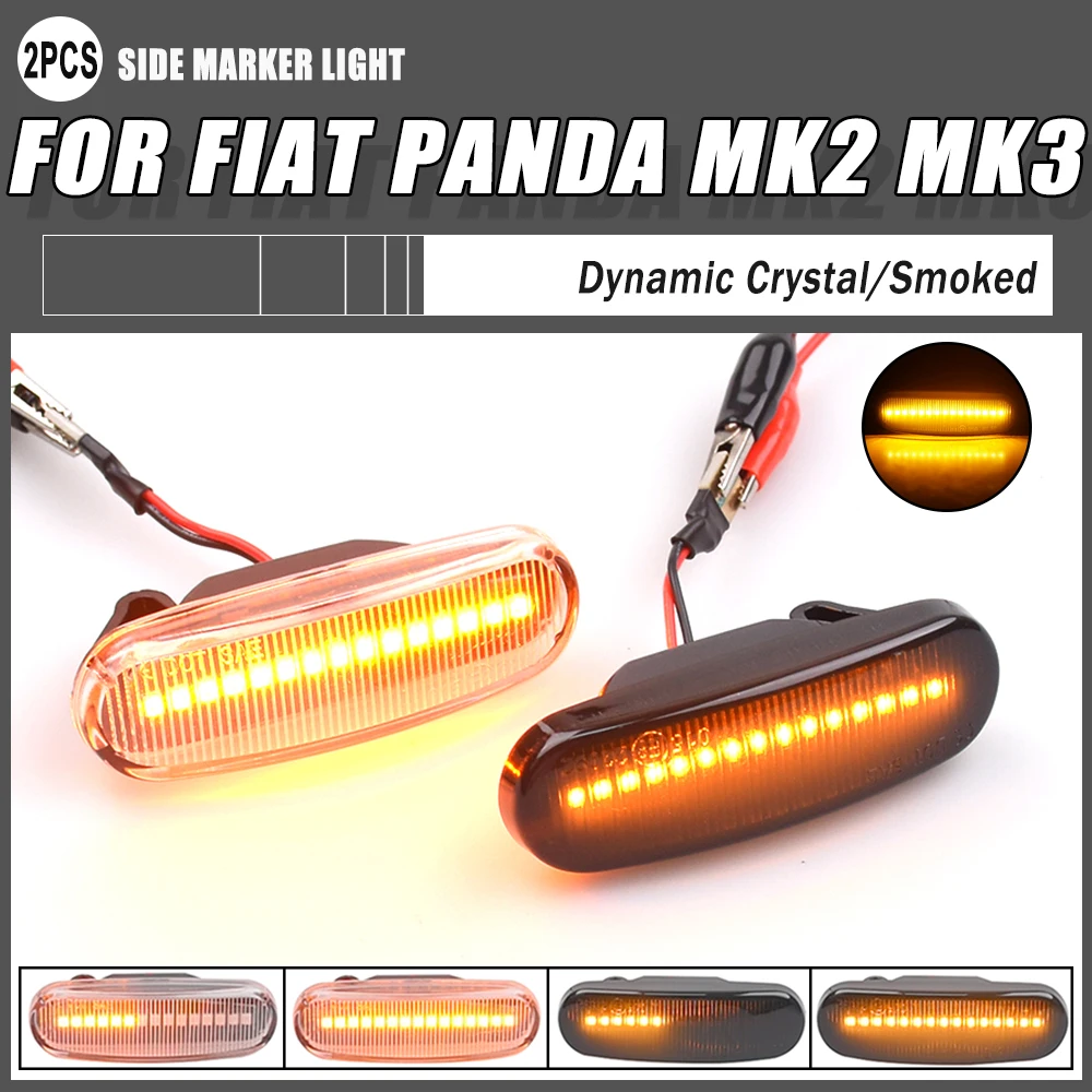 Repetidor lateral LED dinámico – Fiat Panda 169 Grande Punto Evo Doblo