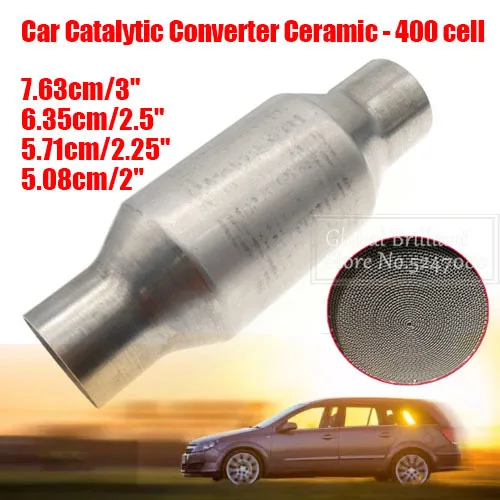 Catalizador universal de alto flujo Euro 1 en acero inoxidable