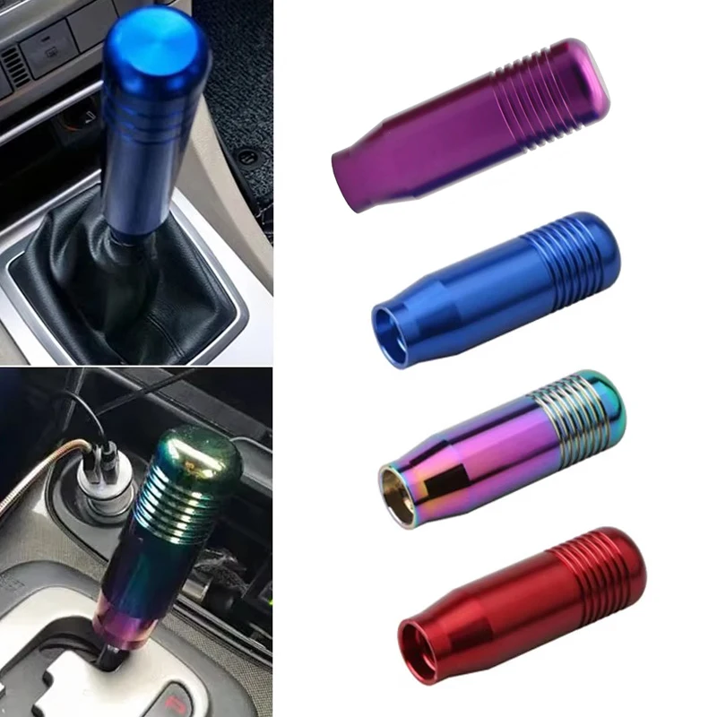 Perilla de cambio manual de aluminio extendida JDM universal