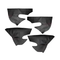 4pcs Black-red line
