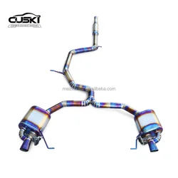 Válvula de escape deportiva de titanio para Audi A4 B9 2.0 T