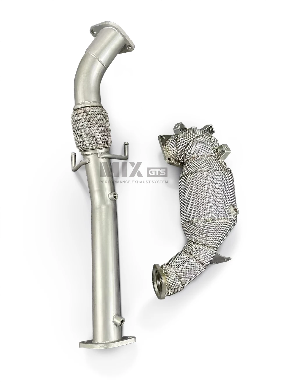 Tubo de escape MIX mostrado desde otra perspectiva