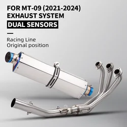 Escape completo de acero inoxidable para Yamaha MT-09 2021-2024