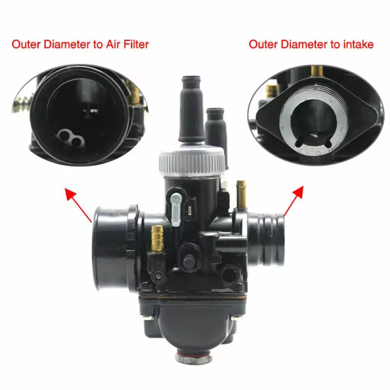 Carburador de competición PHBG 17/19/21 mm para Yamaha JOG y Honda DIO - imagen 5