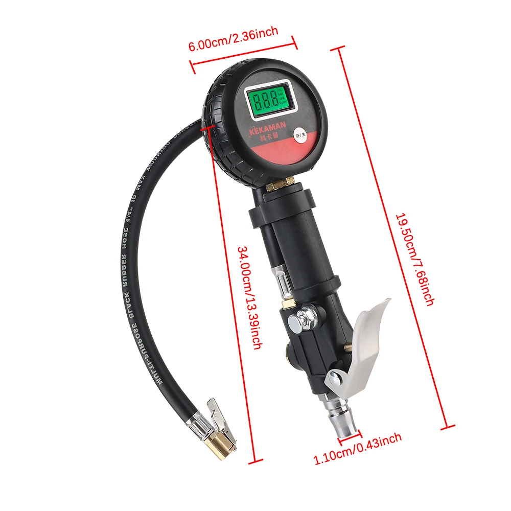 Medidor digital de presión de neumáticos automático para coche y moto - imagen 4