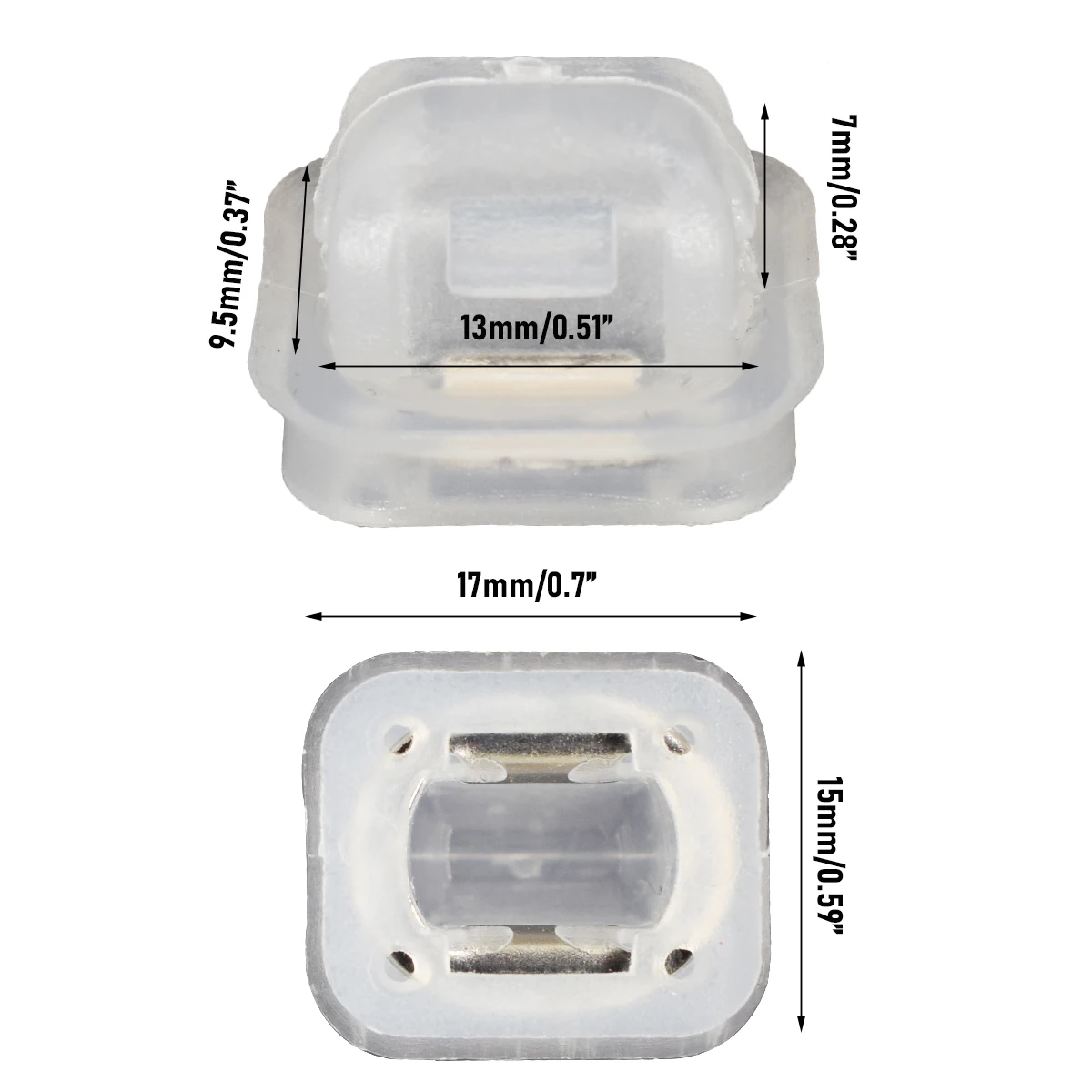 Grapas moldura puerta BMW E46/E90/E91/E92/E93/X5 E53 07149158194 - imagen 2
