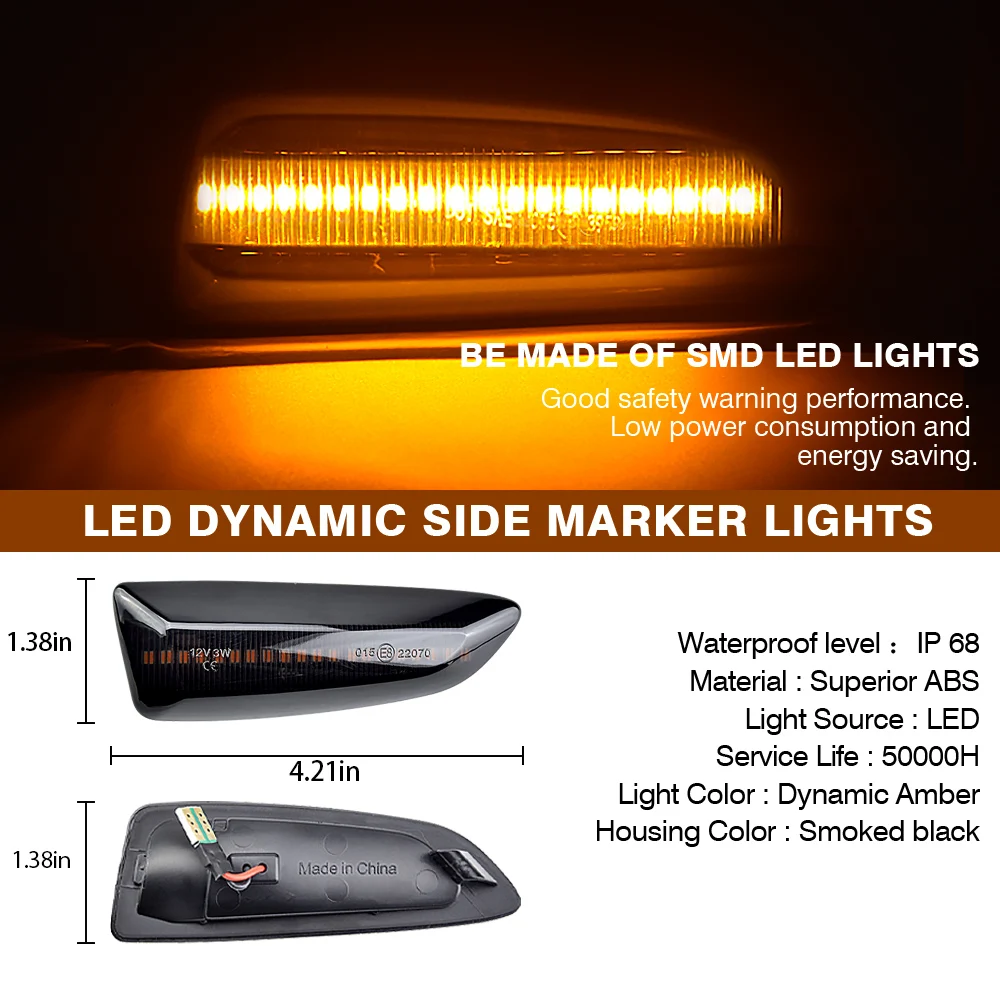 Intermitente lateral LED secuencial Opel Astra J Zafira Tourer - imagen 3
