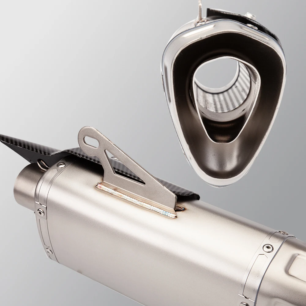 Silenciador de escape CFMOTO 450SR 2022-2024 de acero inoxidable - imagen 5