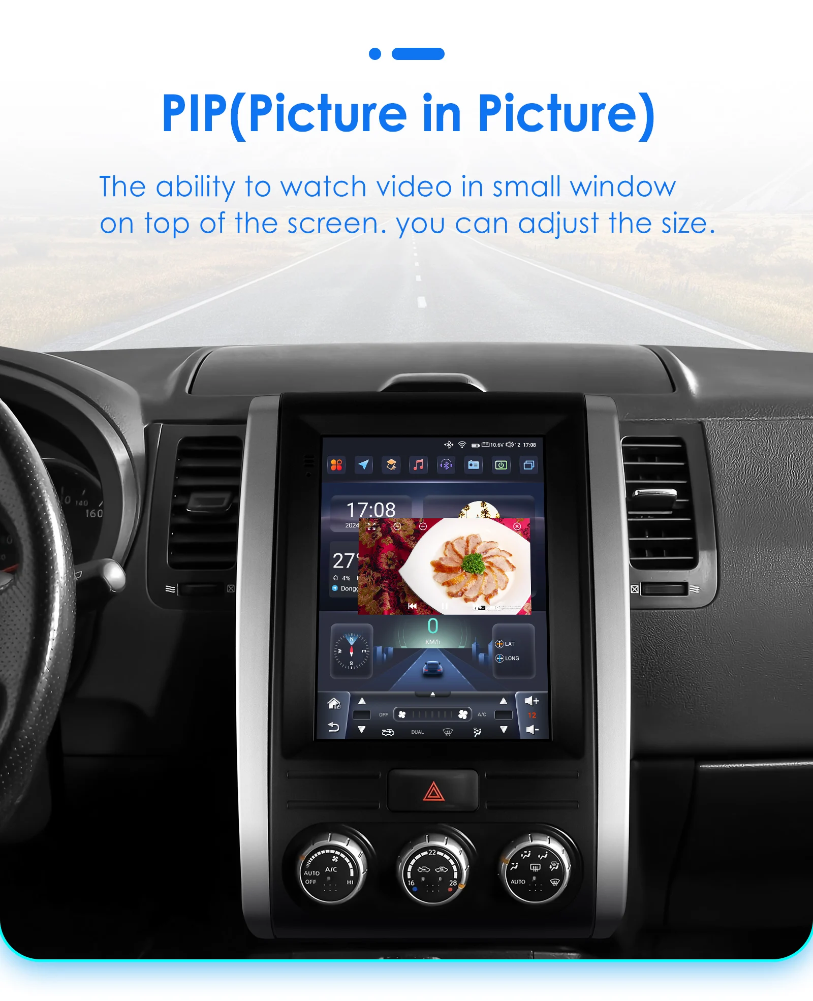 Hizpo-Radio con GPS para coche, reproductor de vídeo con Android 13, 9,7 pulgadas, 4G, Carplay, estéreo, 2 din, para Nissan x-trail XTrail X Trail 2 T31 MX6 - imagen 5