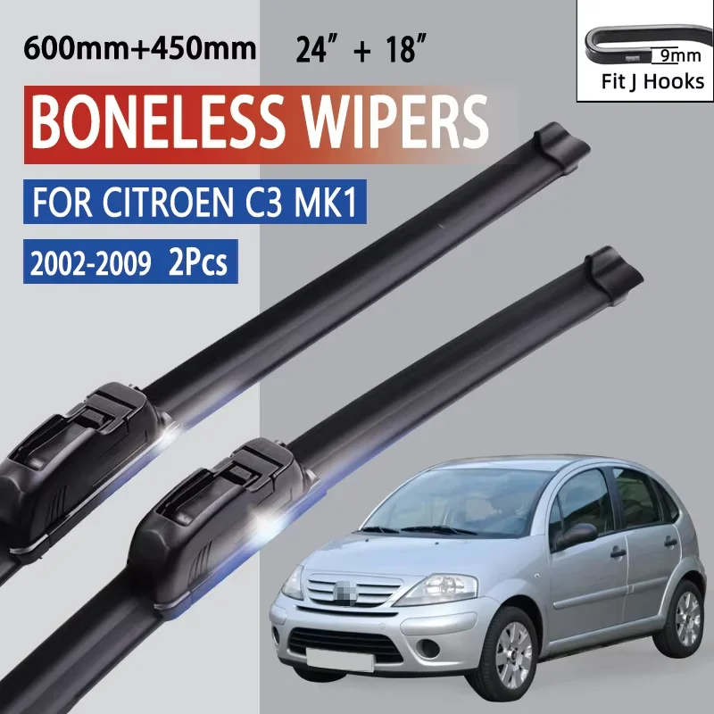 Escobillas limpiaparabrisas Citroën C3 I (2002-2009)