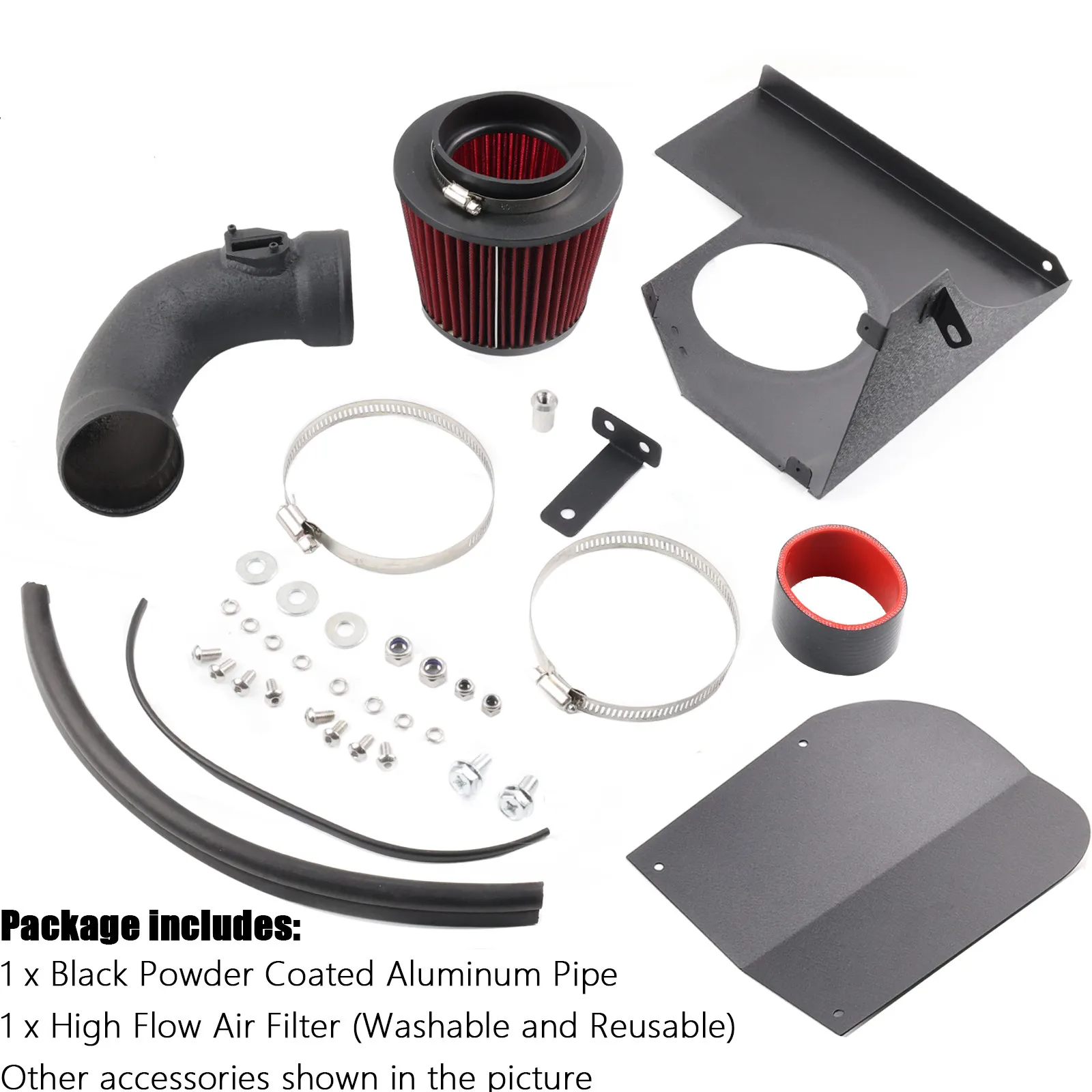 Kit de admisión de aire frío BMW B48 2.0 T con filtro térmico – 120i - imagen 5
