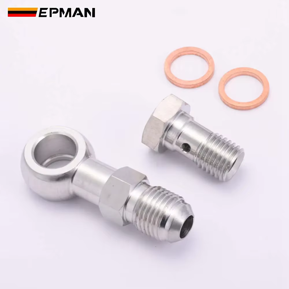 Tornillo banjo EPMAN de acero inoxidable para freno AN4/AN6 - imagen 3