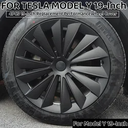 Kit 4 tapacubos 19 pulgadas rendimiento Tesla Model Y 2020-2024