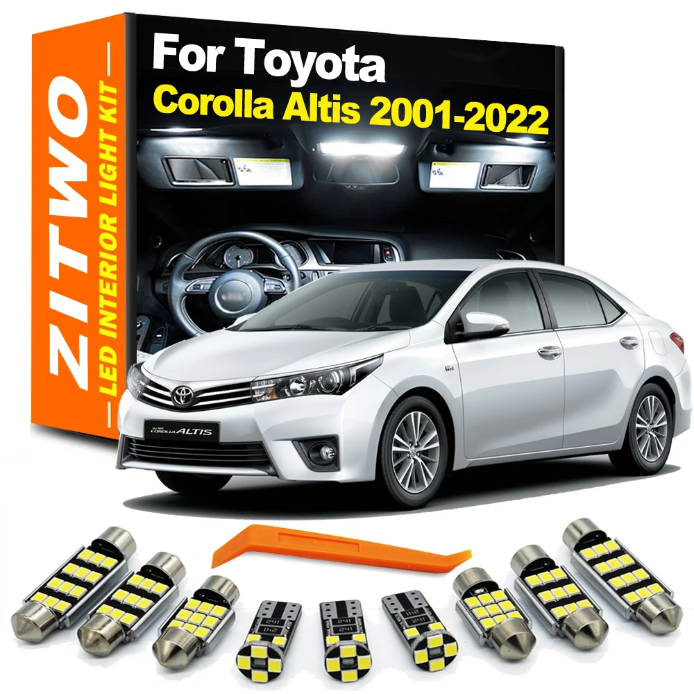ZITWO bombilla LED interior techo para Toyota Corolla Altis 2001-2023
