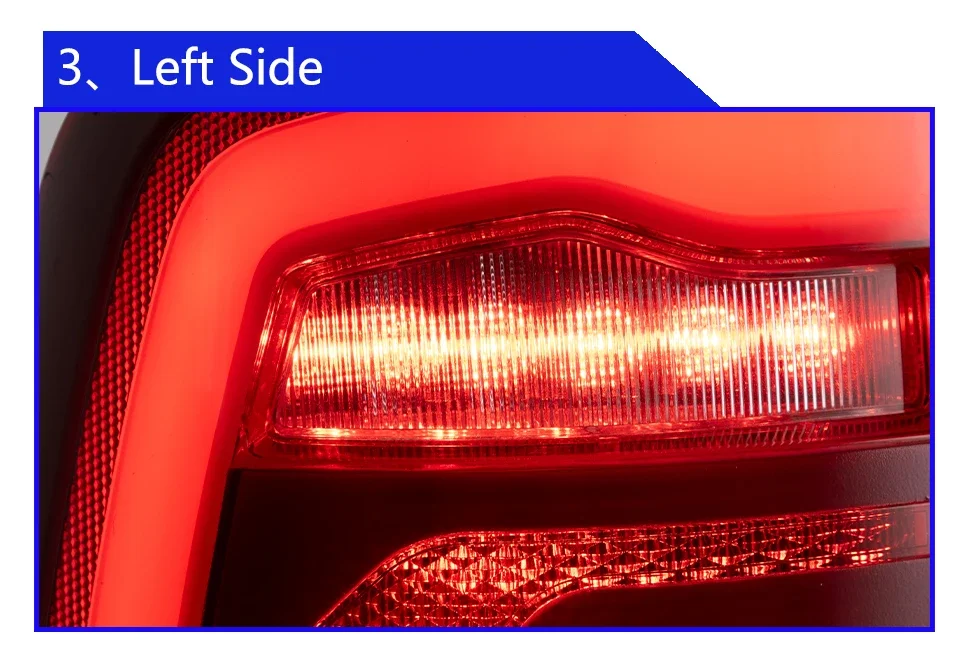 Conjunto de lámparas traseras LED para RAM 1500