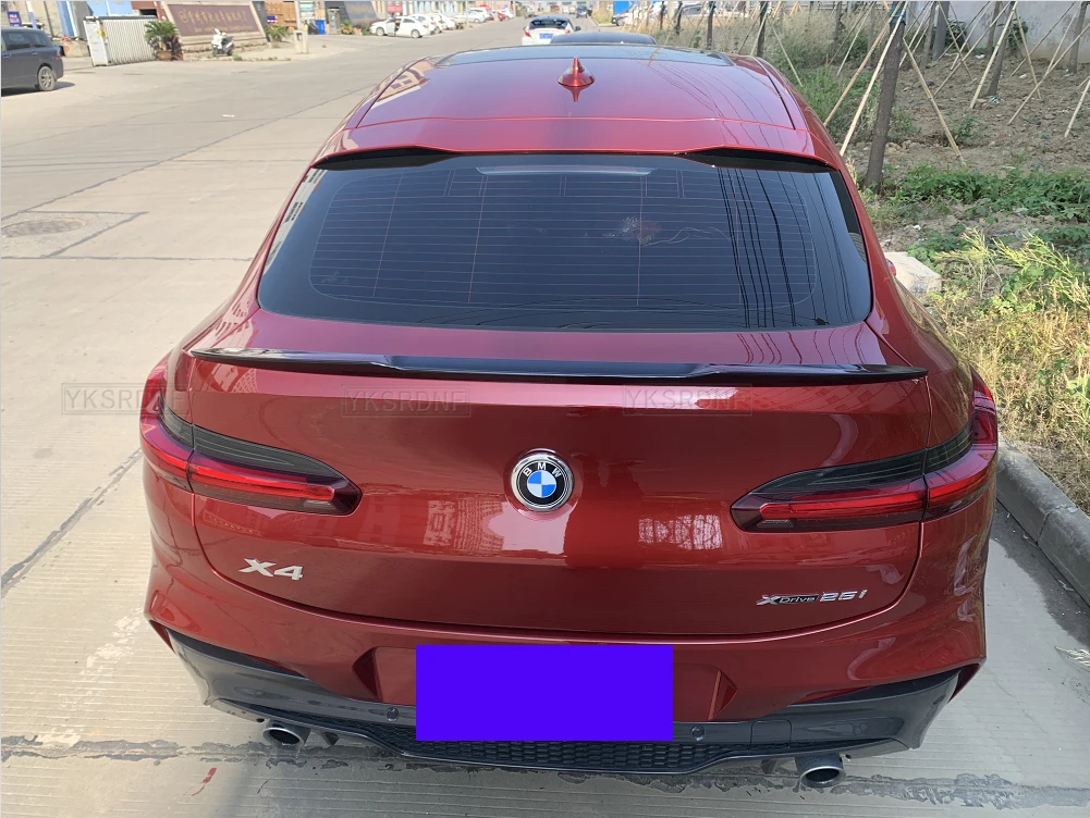 Alerón de labio BMW X4 G02 negro brillante de ABS - imagen 5
