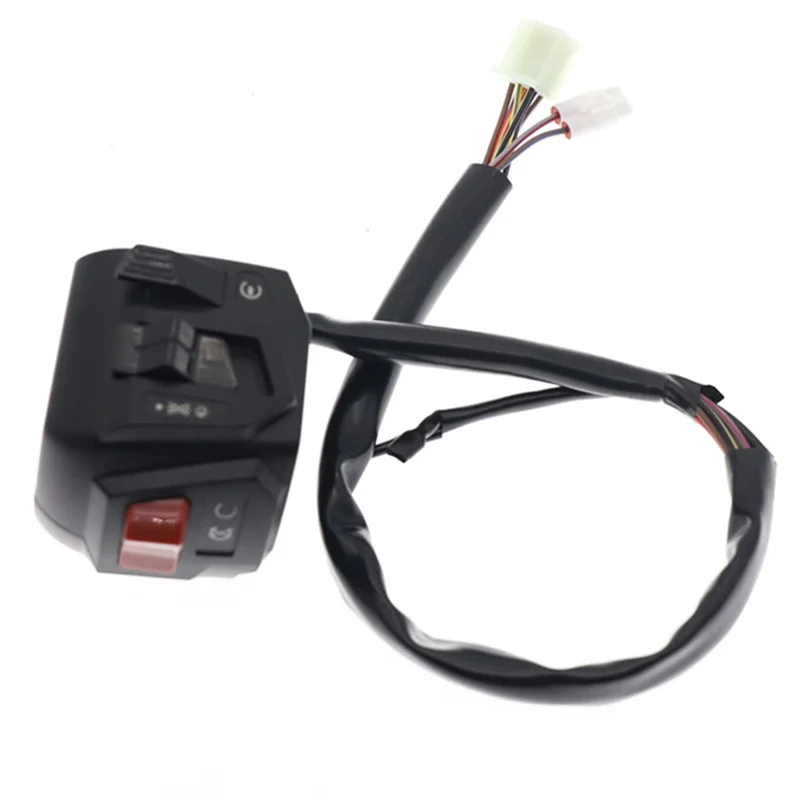 Piña de interruptores universal LED 12 V para Pulsar NS200, 22 mm - imagen 5