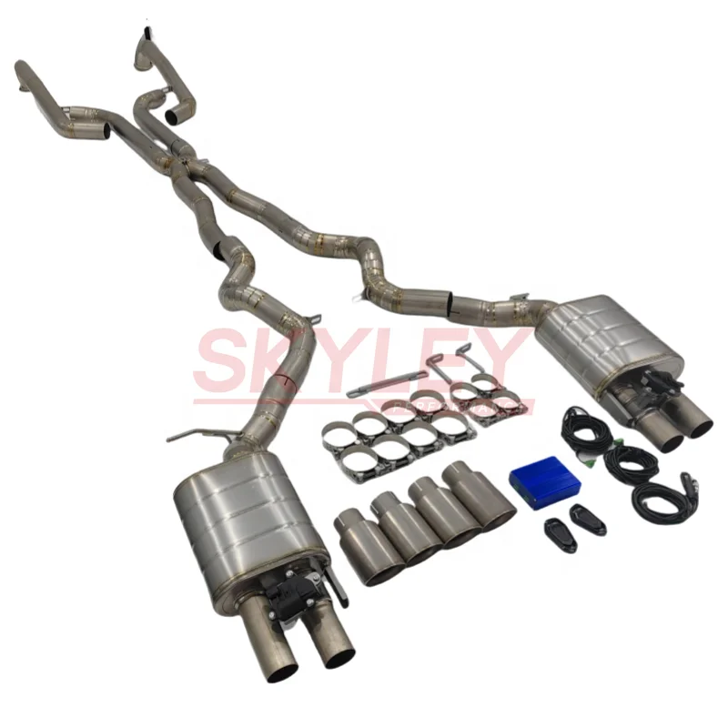 Sistema de escape catback en titanio para BMW M5 F10 4.4 TwinTurbo - imagen 2