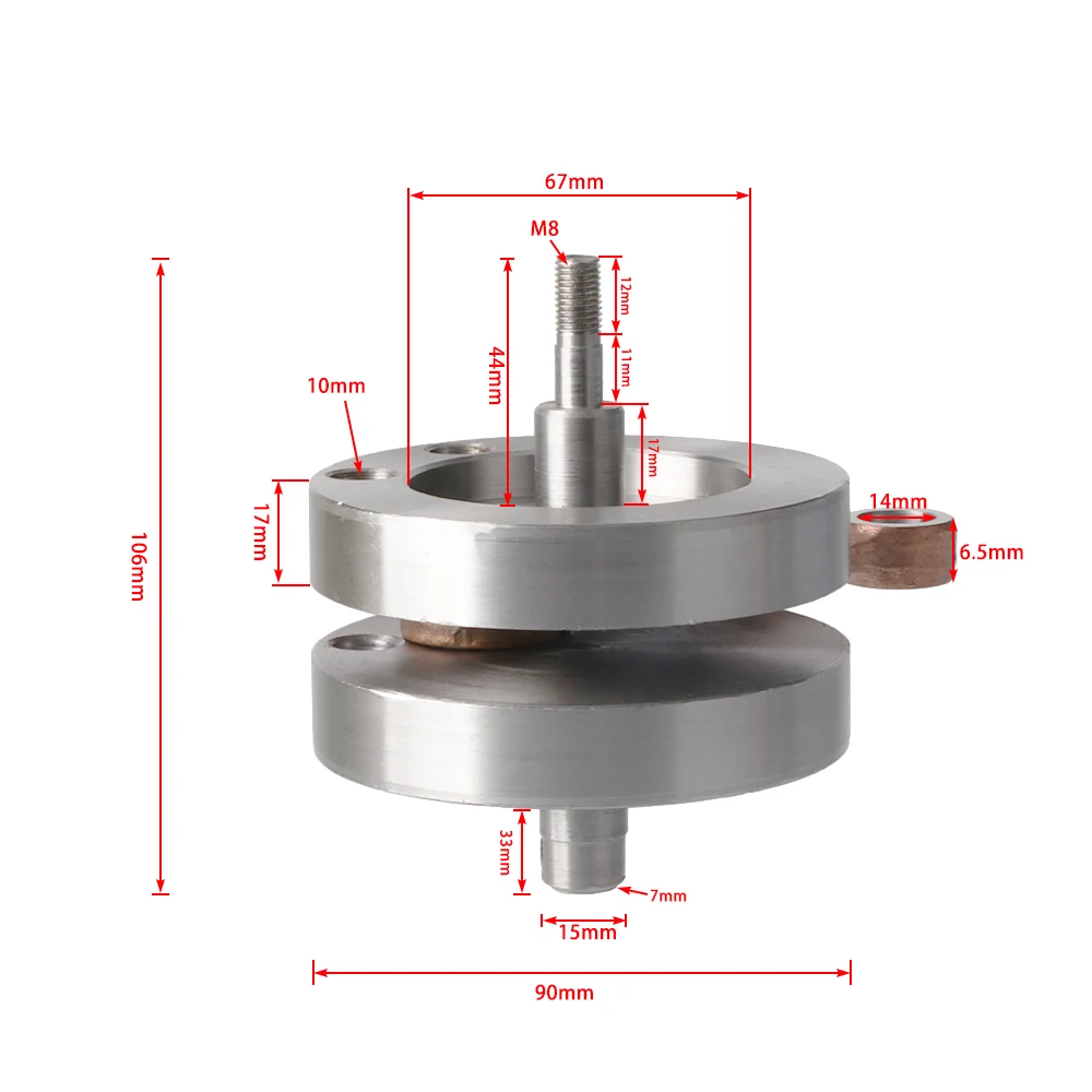 Cigüeñal de círculo completo para motor de bicicleta de 80 cc - imagen 5