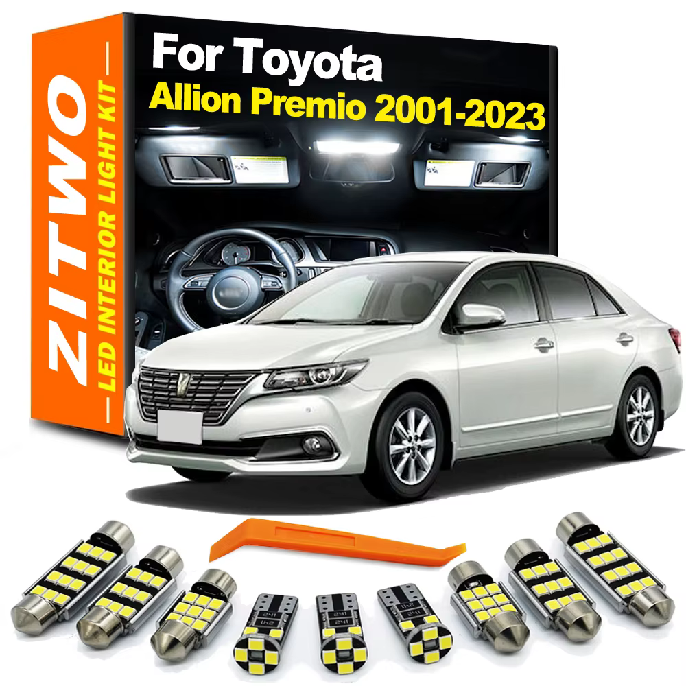 Kit de luces LED interiores ZITWO para Toyota Allion/Premio