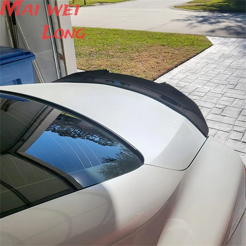 Alerón trasero negro de ABS Infiniti Q60/Q60S 2017-2023 sin pintar - imagen 3