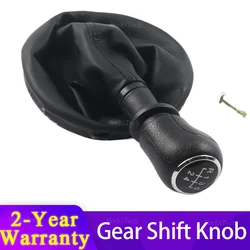 Pomo de cambio en cuero Volkswagen Transporter T5/T6 5-6V
