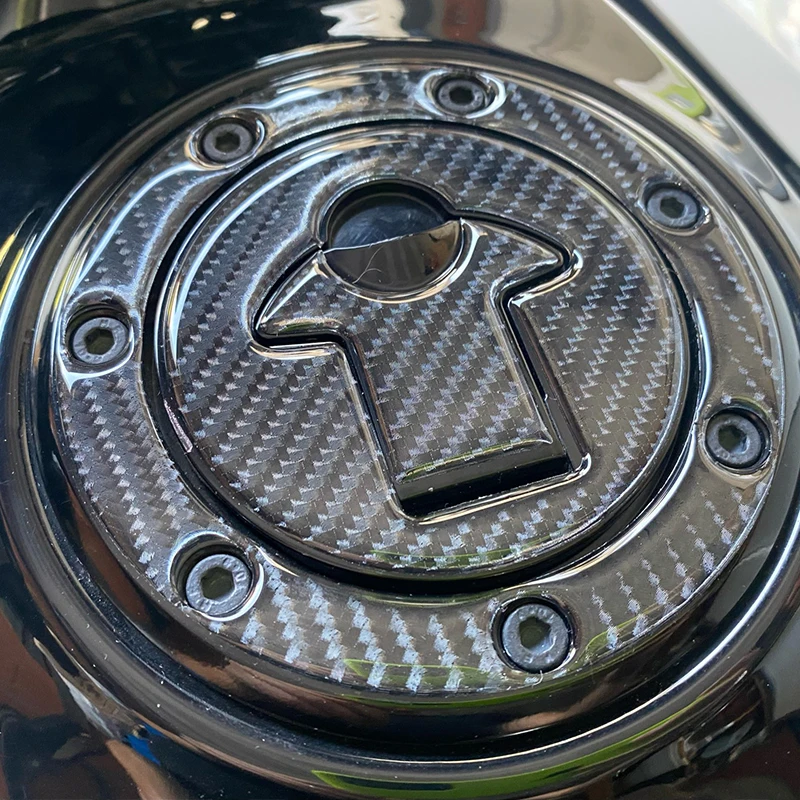 Tapa depósito carbono 3D para motos Yamaha Honda Suzuki BMW Kawasaki - imagen 4